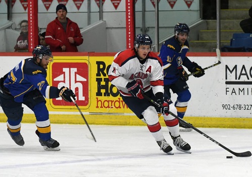 Axemen return with full bench for 6-1 win over Moncton